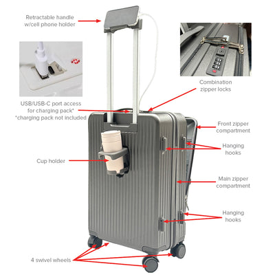 EZ Flight 8ft Fabric Tube Display