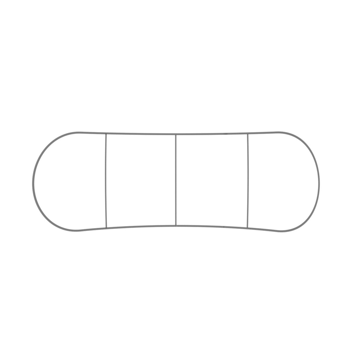 EZ Tube 20ft Kicktail Display