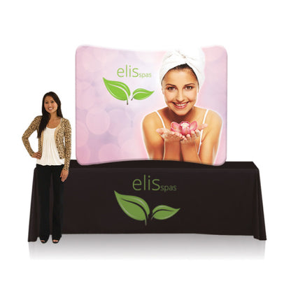 EZ Tube 6ft Curved Tabletop Display