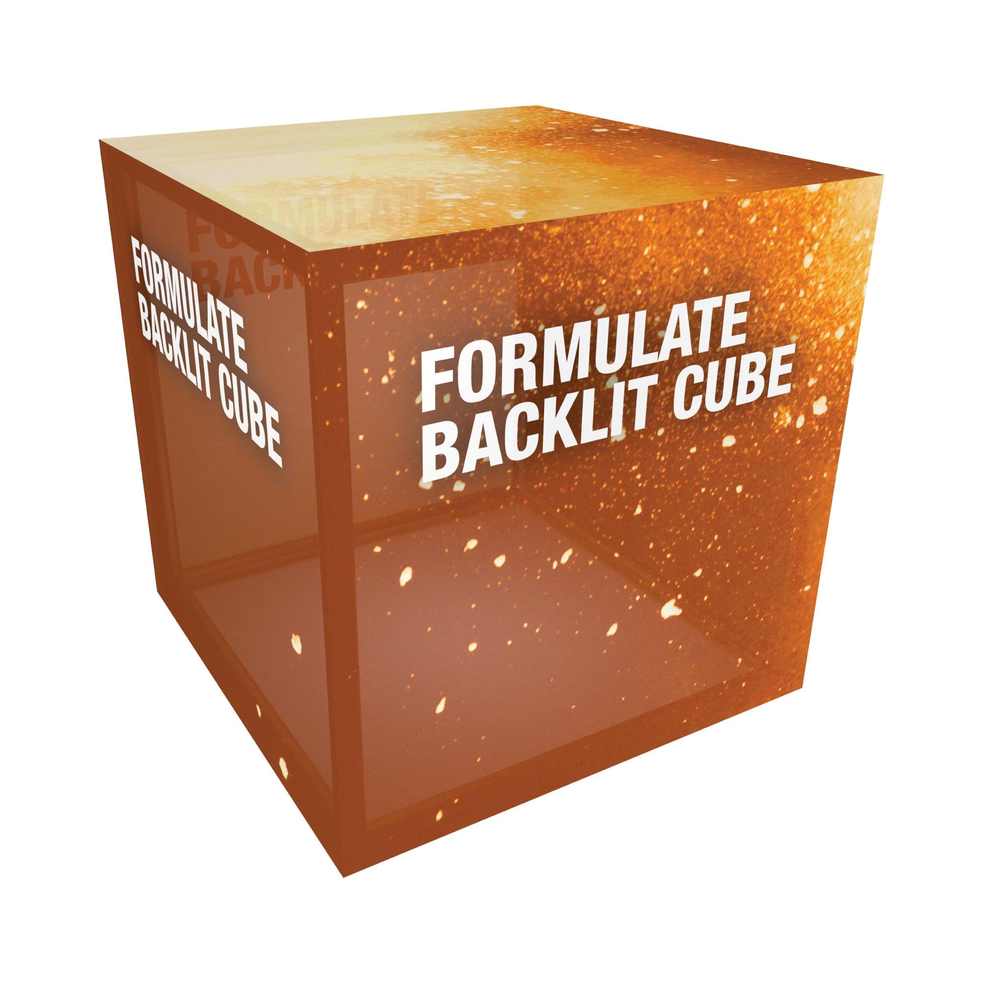 Formulate Backlit Cubes