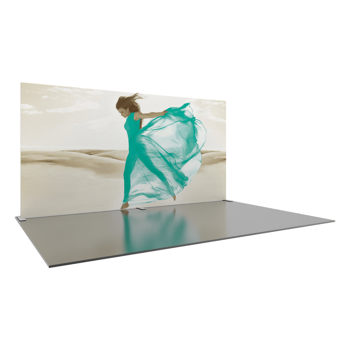 Formulate Master 15ft Straight Fabric Backwall