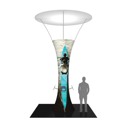 Formulate 16ft Funnel 04 Tension Fabric Structure