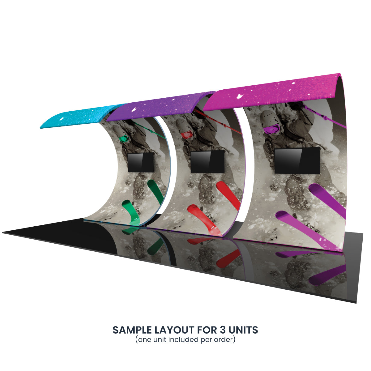 Formulate 10ft Surf Wall Tension Fabric Structure