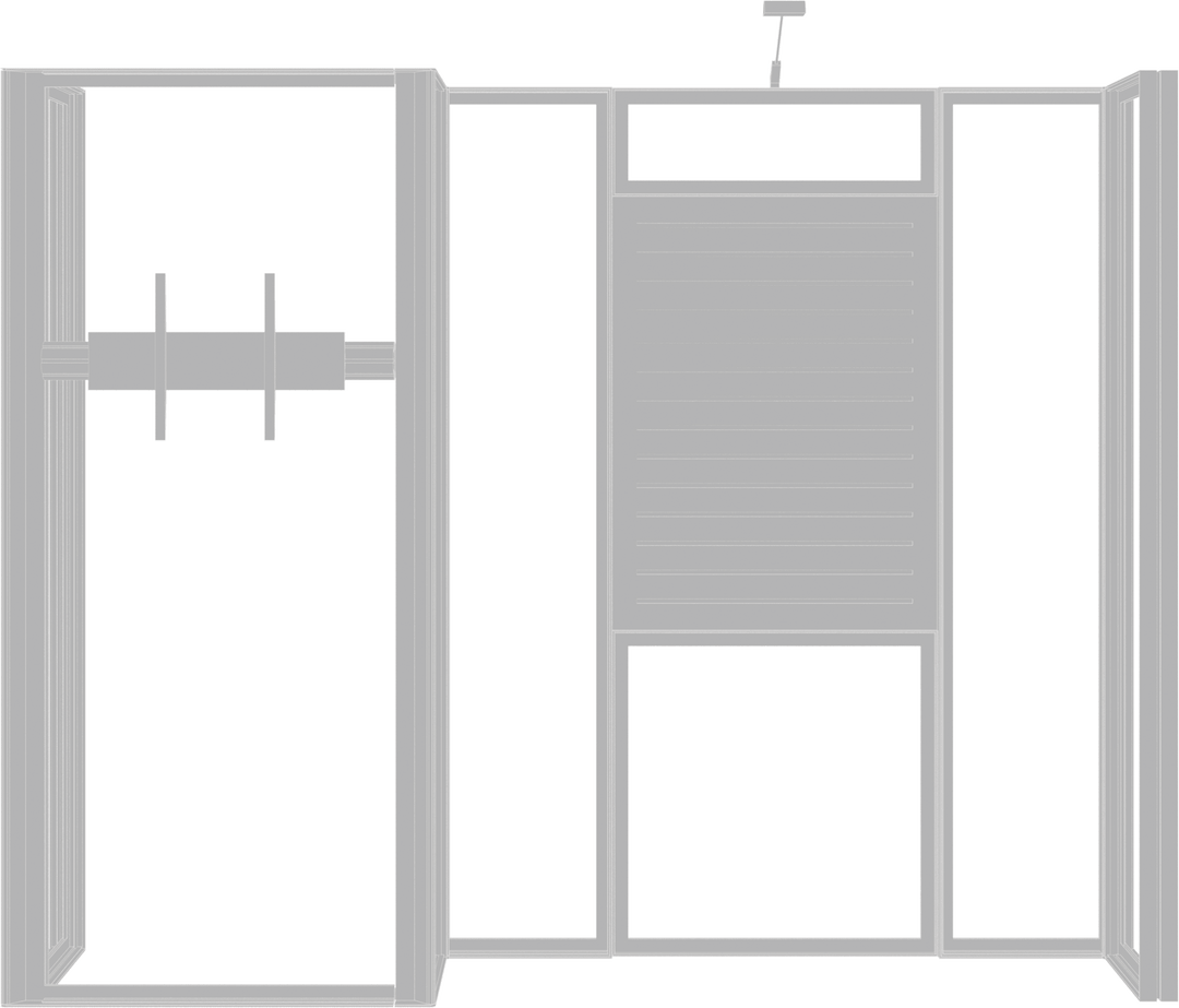 Hybrid Pro 10ft Modular Backwall Kit 34