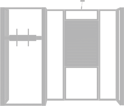 Hybrid Pro 10ft Modular Backwall Kit 34