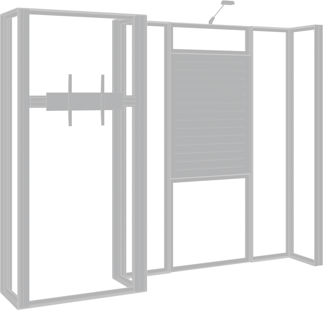 Hybrid Pro 10ft Modular Backwall Kit 34