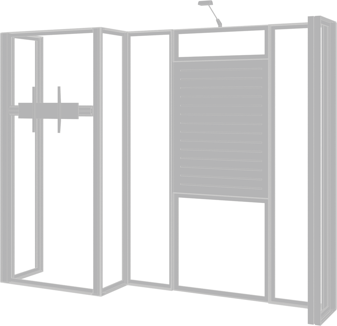 Hybrid Pro 10ft Modular Backwall Kit 34