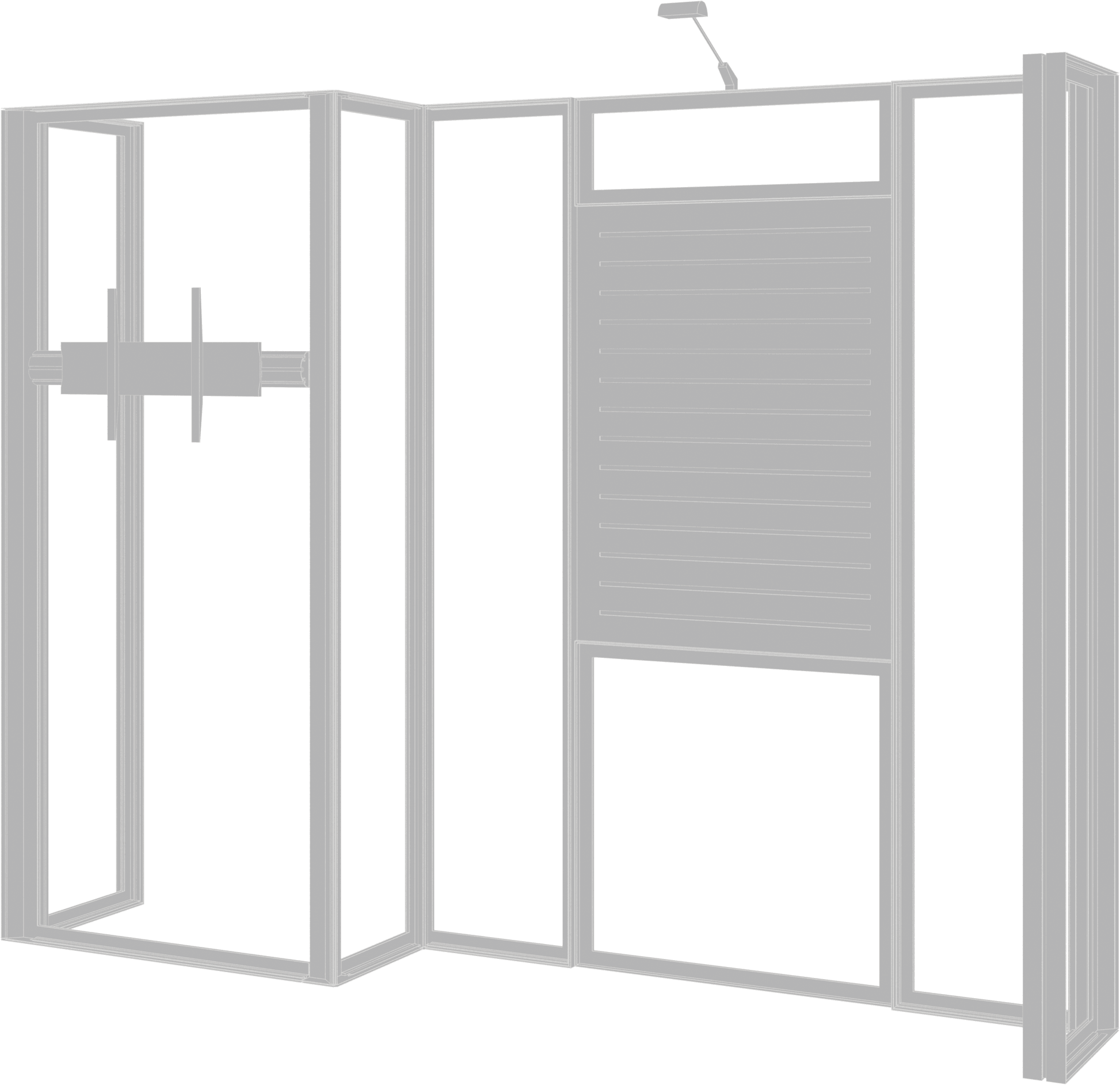 Hybrid Pro 10ft Modular Backwall Kit 34