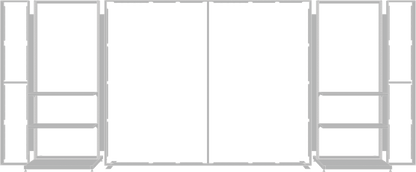 Hybrid Pro 20ft Modular Backwall Kit 36