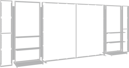 Hybrid Pro 20ft Modular Backwall Kit 36