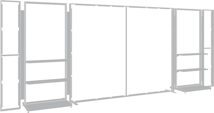 Hybrid Pro 20ft Modular Backwall Kit 36