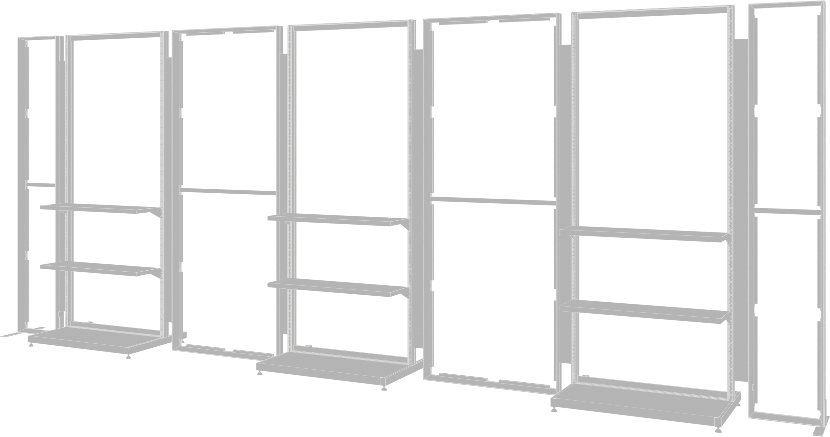 Hybrid Pro 20ft Modular Backwall Kit 37