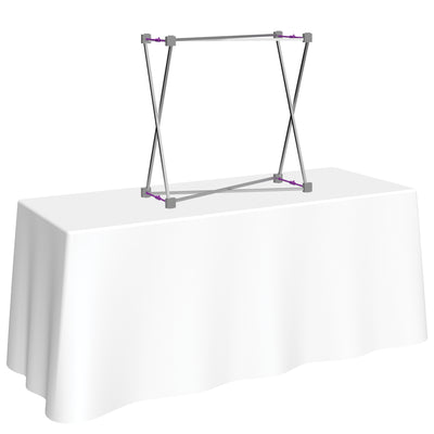 Hopup 2.5ft Straight Tabletop Tension Fabric Display