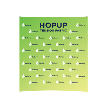 Hopup 5.5ft Curved Square Tabletop Tension Fabric Display