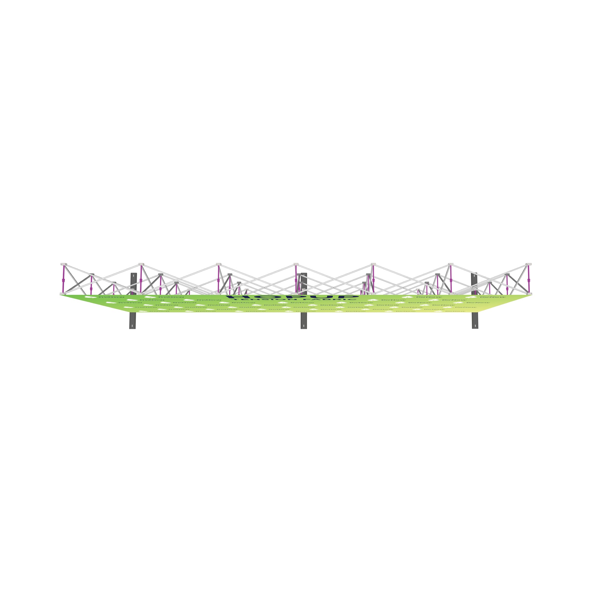 Hopup 15ft Straight Full Height Tension Fabric Display