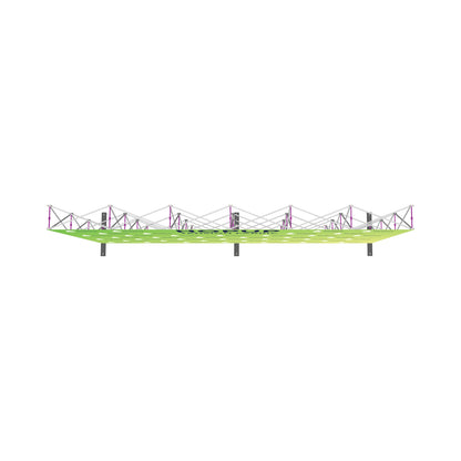 Hopup 15ft Straight Full Height Tension Fabric Display