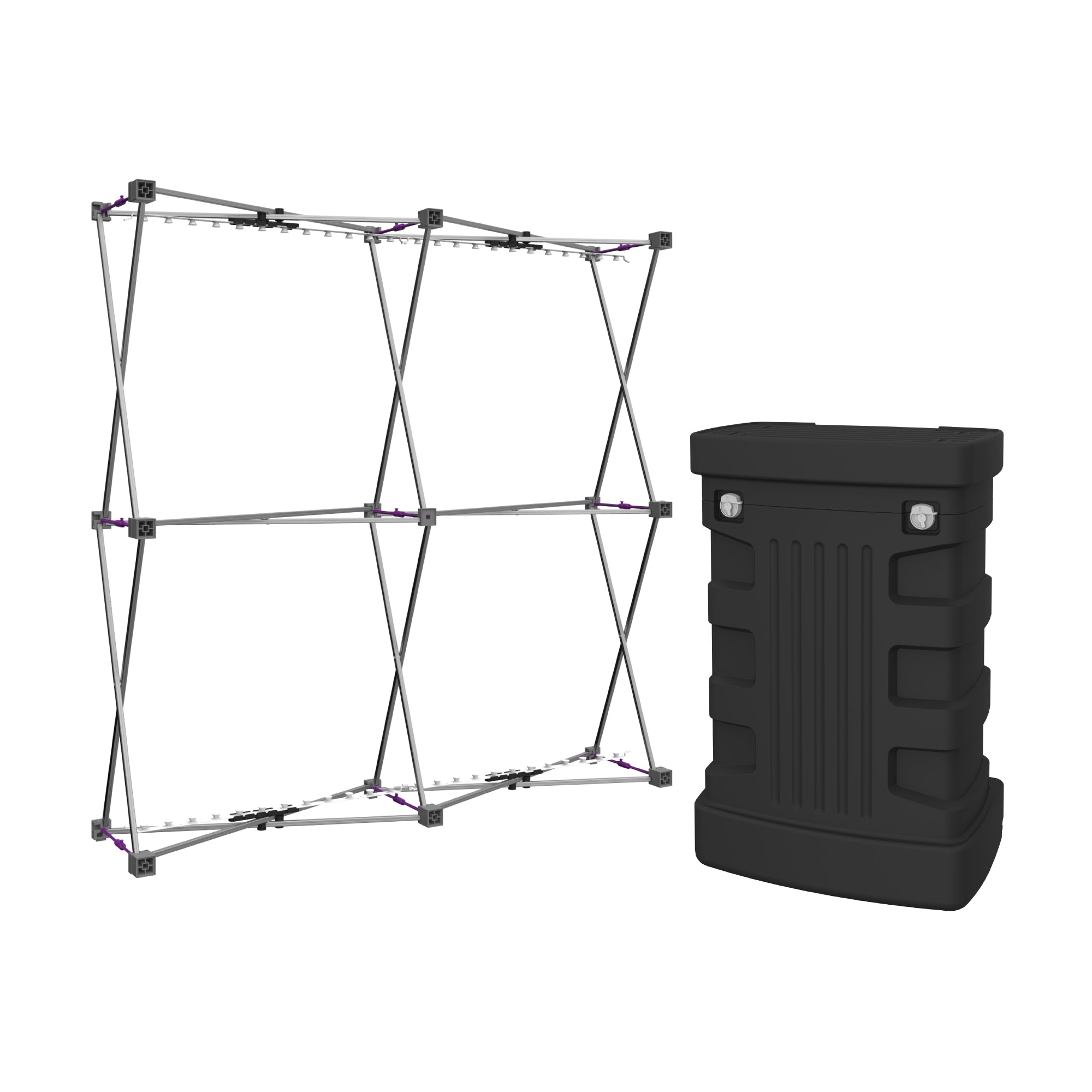 Hopup 5ft Backlit Straight Tabletop Tension Fabric Display