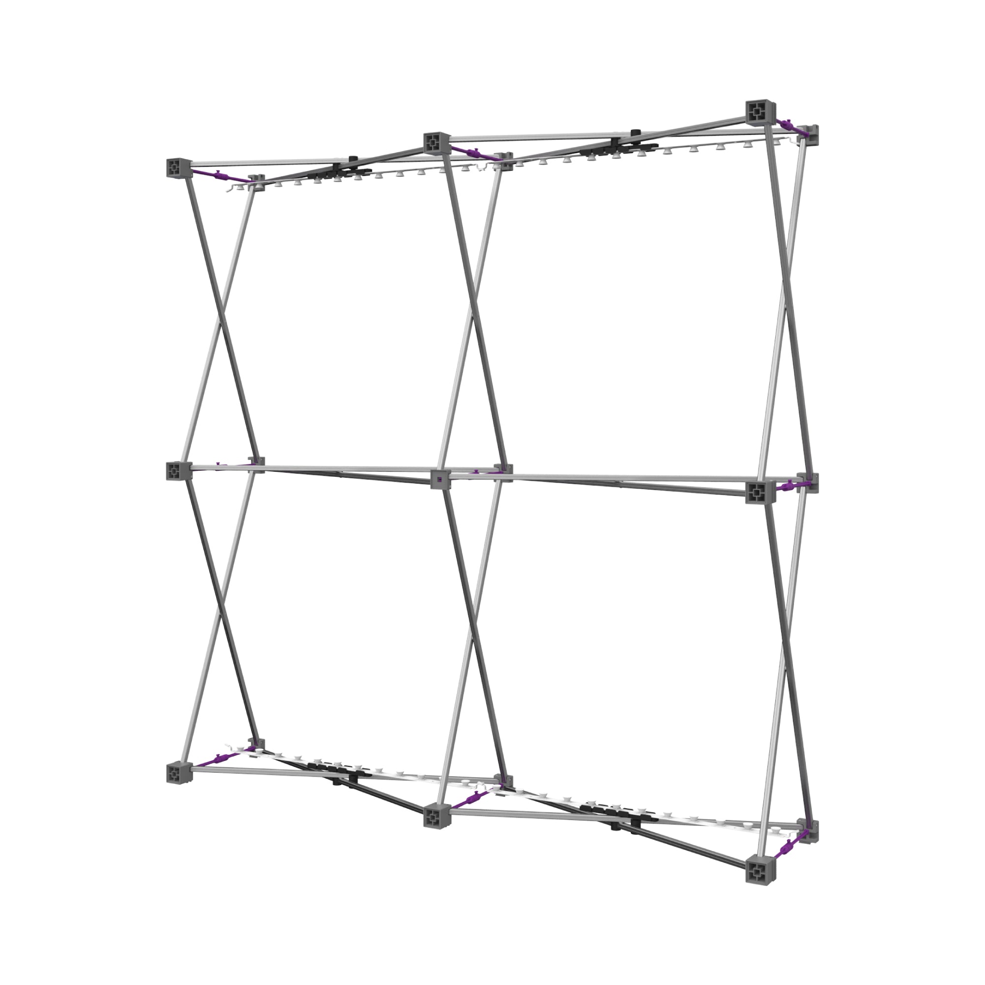 Hopup 5ft Backlit Straight Tabletop Tension Fabric Display
