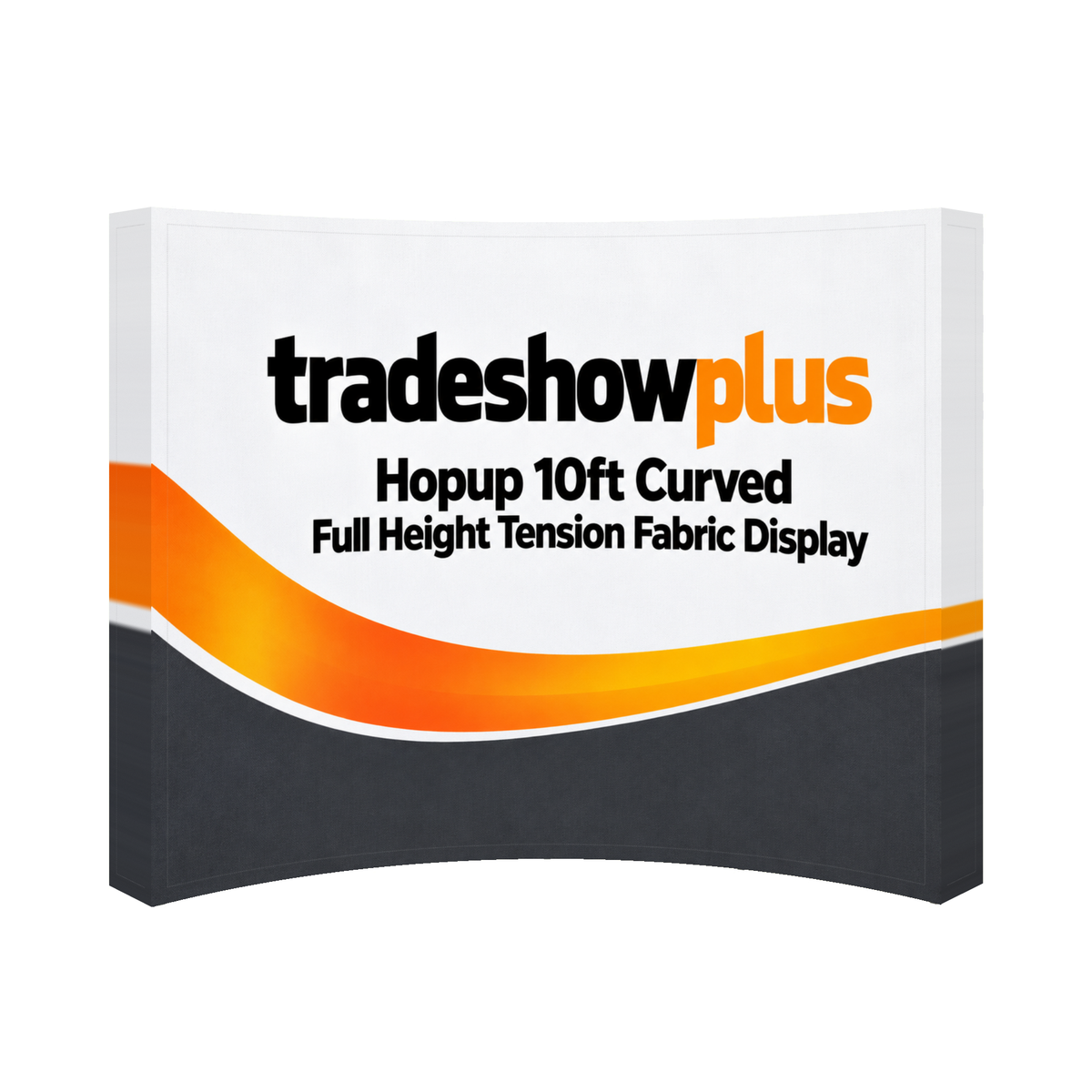 Hopup 10ft Curved Full Height Tension Fabric Display
