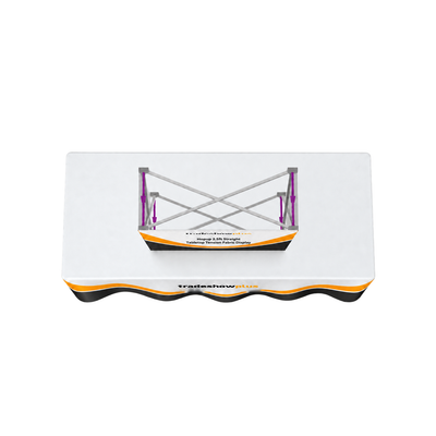 Hopup 2.5ft Straight Tabletop Tension Fabric Display