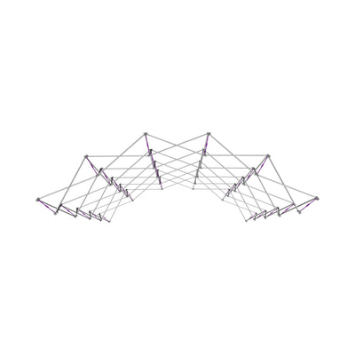 Hopup 13ft Curved Extra Tall Tension Fabric Display