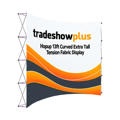 Hopup 13ft Curved Extra Tall Tension Fabric Display