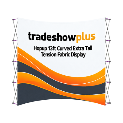 Hopup 13ft Curved Extra Tall Tension Fabric Display