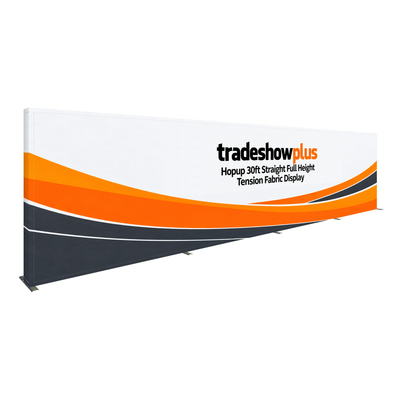 Hopup 30ft Straight Full Height Tension Fabric Display