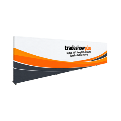 Hopup 30ft Straight Full Height Tension Fabric Display