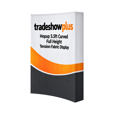 Hopup 5.5ft Curved Full Height Tension Fabric Display