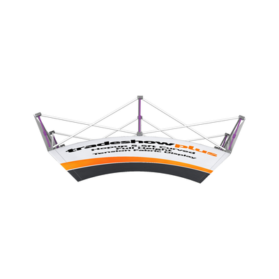 Hopup 5.5ft Curved Full Height Tension Fabric Display
