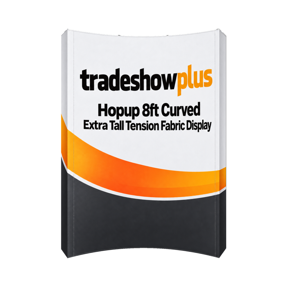 Hopup 8ft Curved Extra Tall Tension Fabric Display