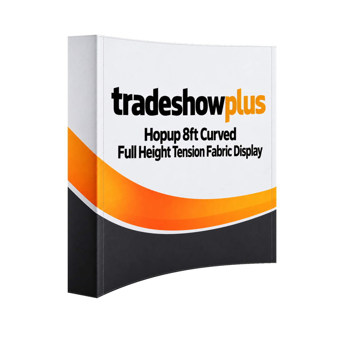 Hopup 8ft Curved Full Height Tension Fabric Display