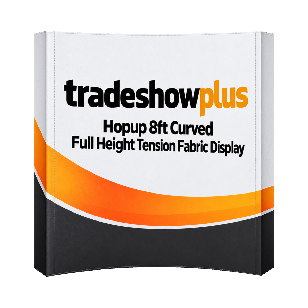 Hopup 8ft Curved Full Height Tension Fabric Display