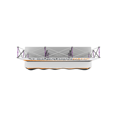Hopup 8ft Straight Tabletop Tension Fabric Display
