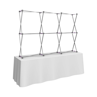 Hopup 8ft Straight Tabletop Tension Fabric Display
