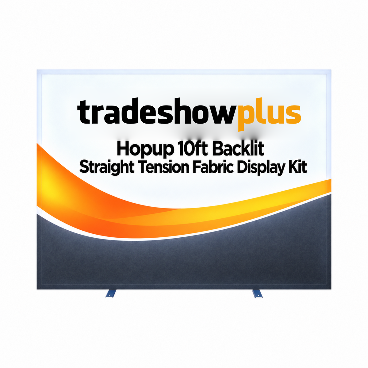 Hopup 10ft Backlit Straight Tension Fabric Display Kit