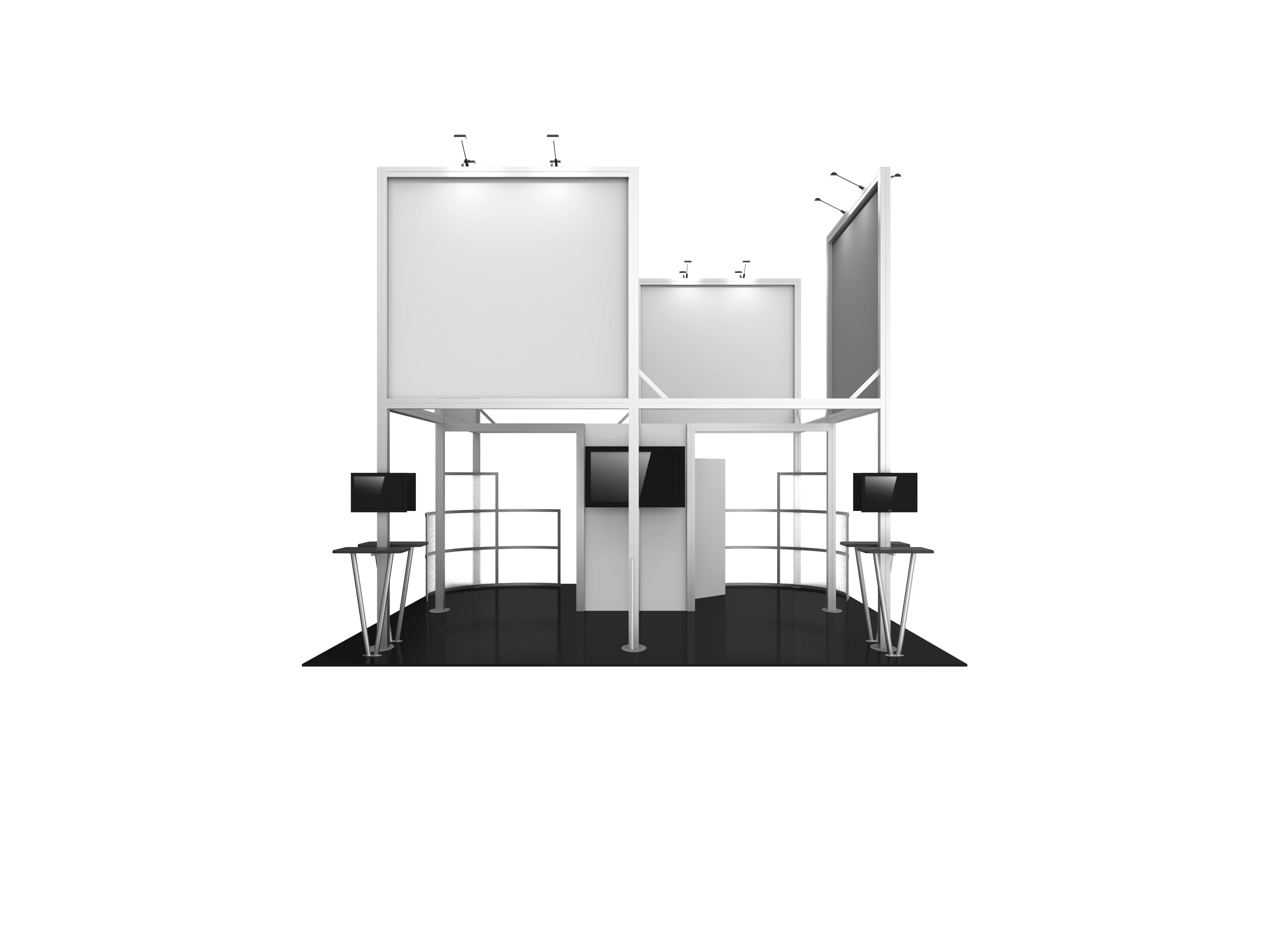 Hybrid Pro 20ft x 20ft Modular Island Kit 19