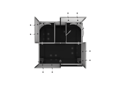 Hybrid Pro 20ft x 20ft Modular Island Kit 19