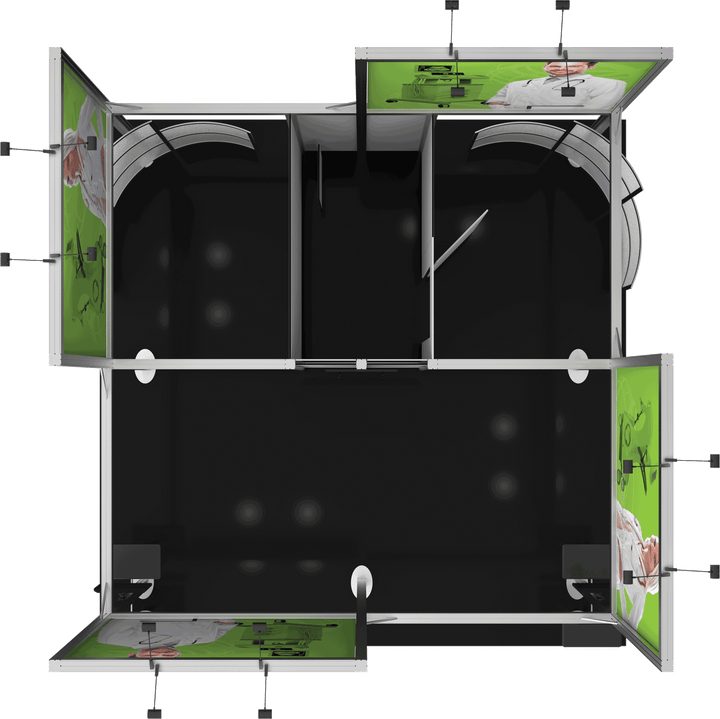 Hybrid Pro 20ft x 20ft Modular Island Kit 19