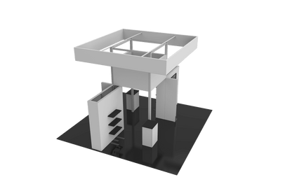 Hybrid Pro 20ft x 20ft Modular Island Kit 23