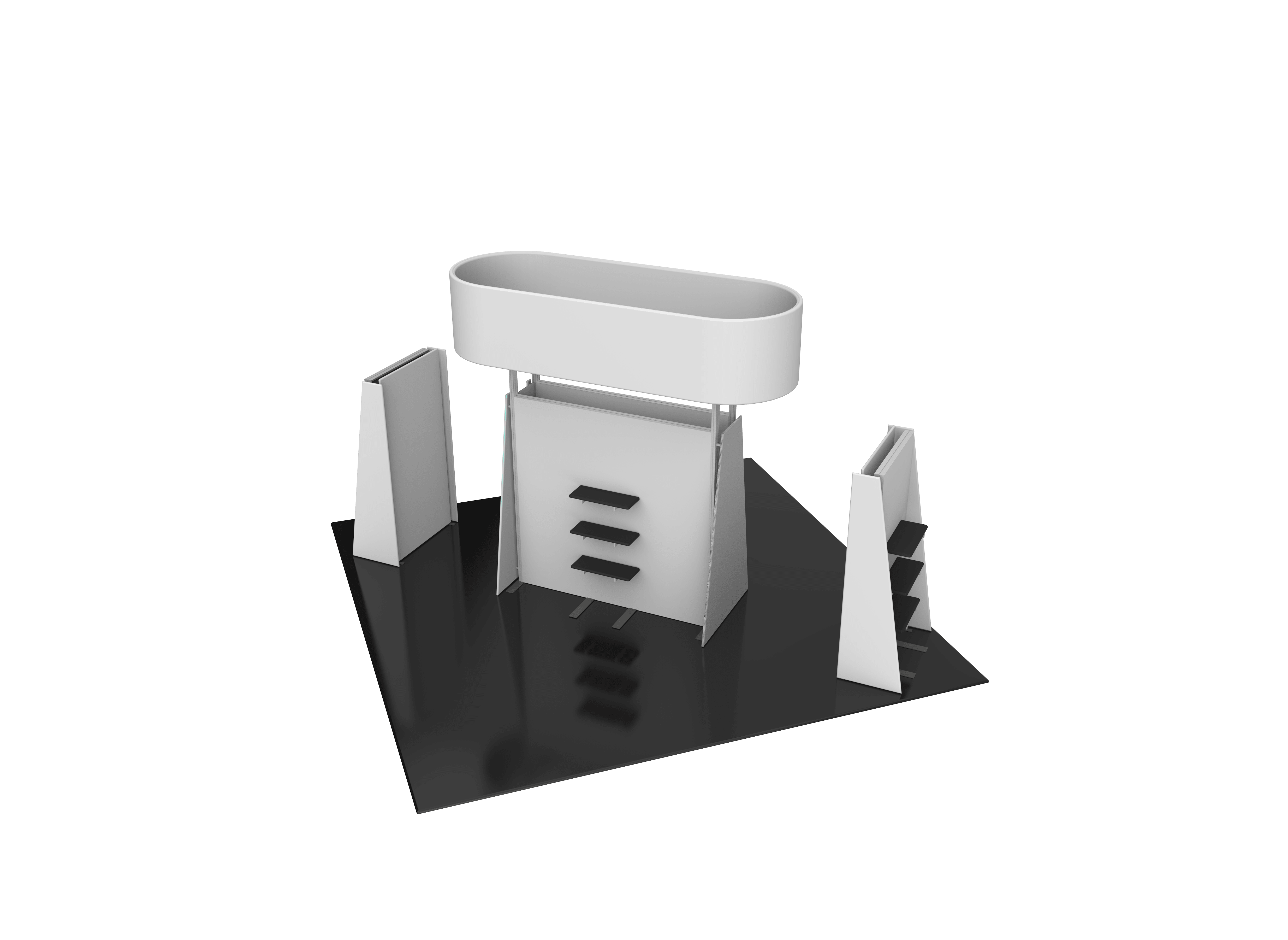 Hybrid Pro 20ft x 20ft Modular Island Kit 29