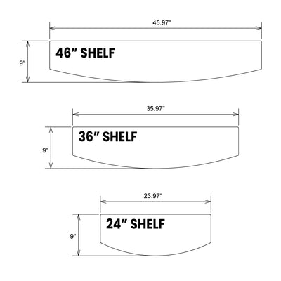 Orbital Truss Straight Internal Shelving