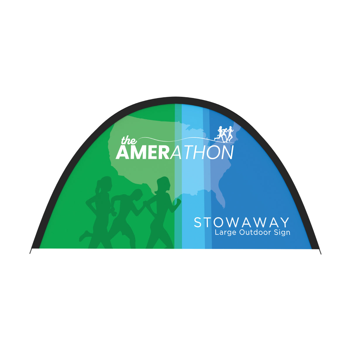 Zoom Stowaway Outdoor Banner Display