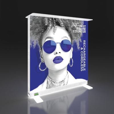 Vector Fast Frame Rechargeable Light Box Counter