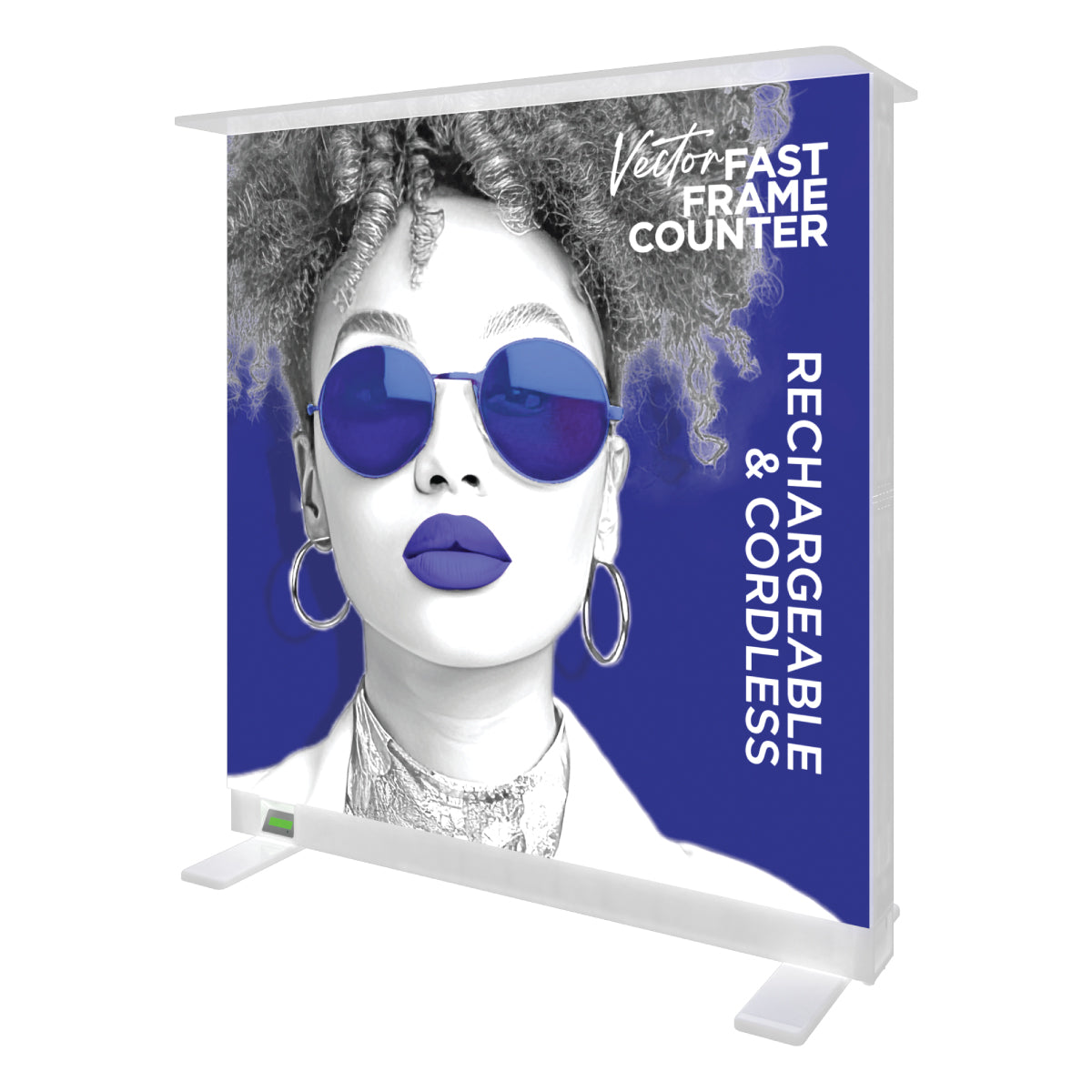 Vector Fast Frame Rechargeable Light Box Counter