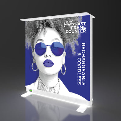 Vector Fast Frame Rechargeable Light Box Counter