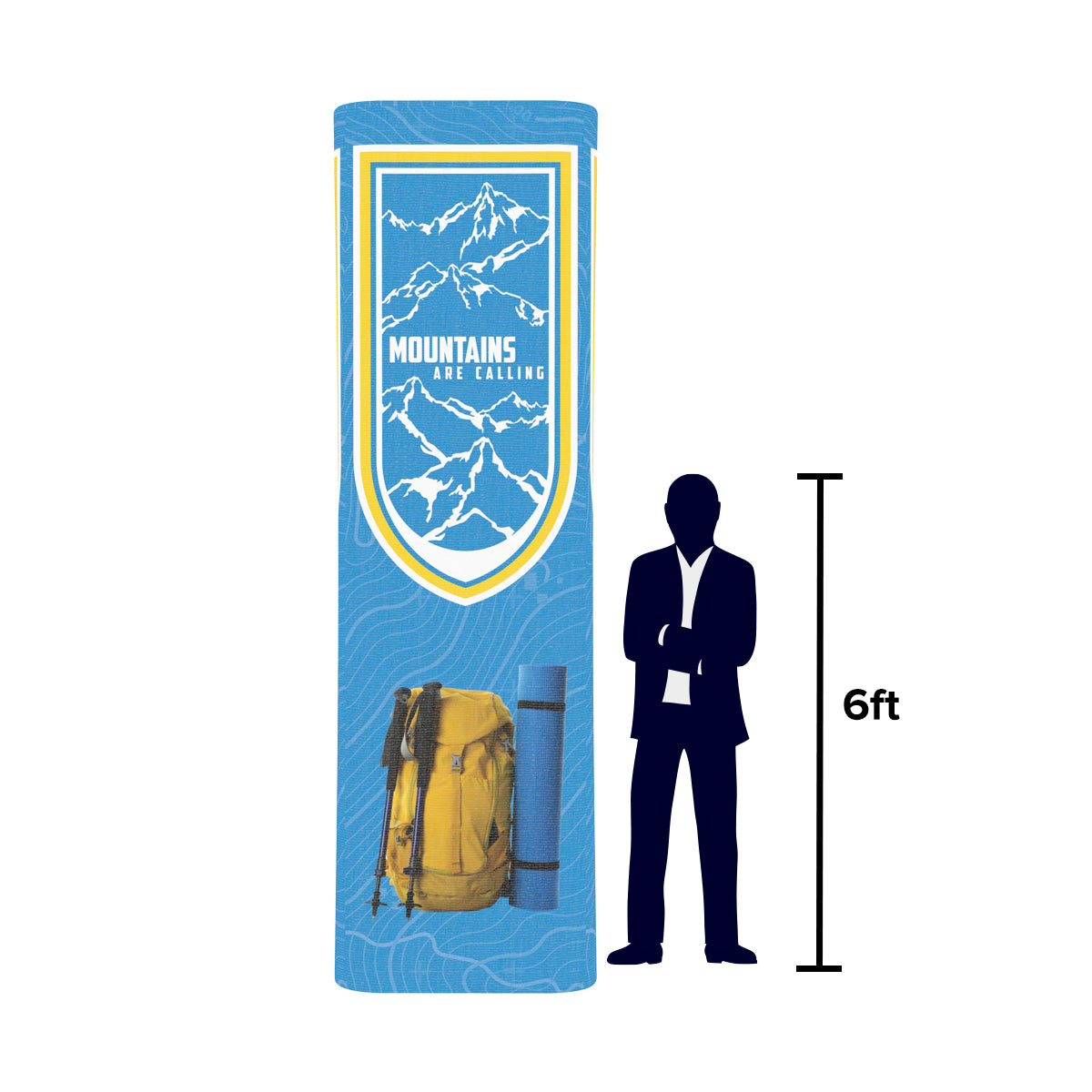 Wallbox 3ft x 10ft Tower Tube Frame Fabric Display