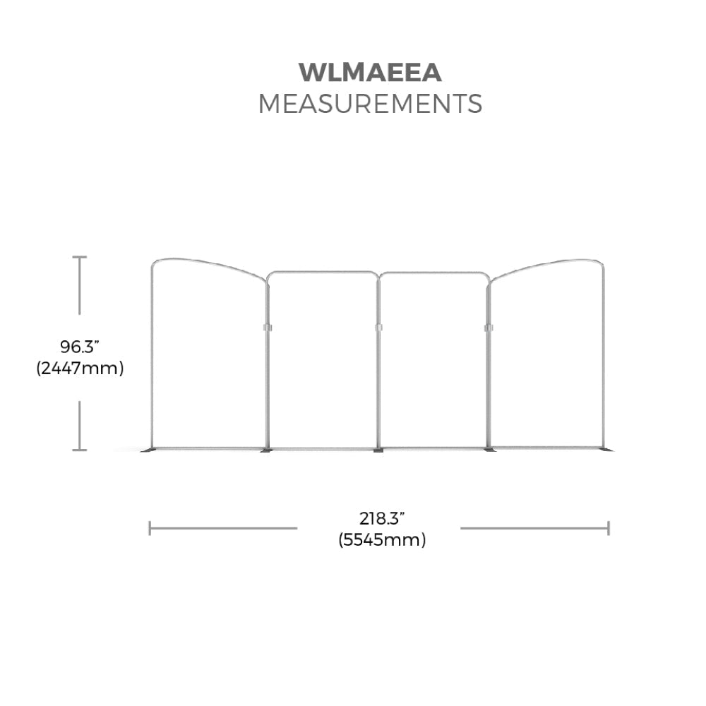 WaveLine Media 20ft Display - KEYSTONE Kit 03