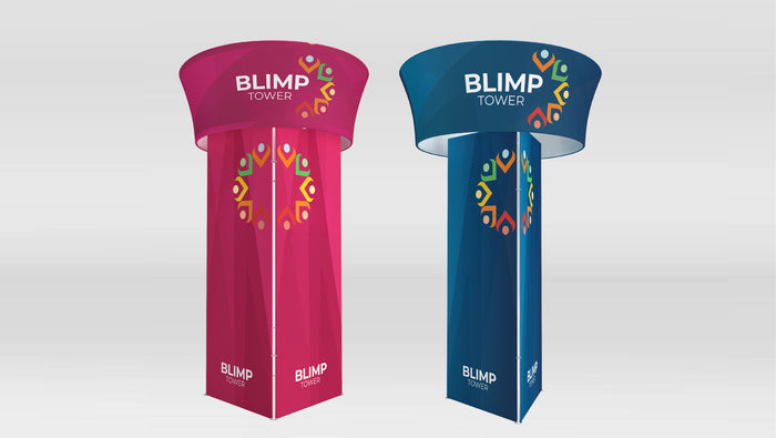 Waveline Blimp Rotating Tower Displays – TradeShowPlus